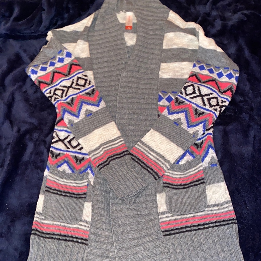 tribal cardigan